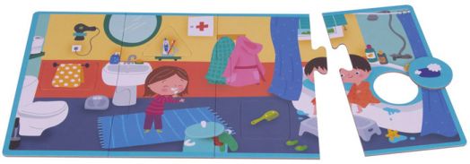 Асоциативна игра-пъзел Apli Kids - У дома