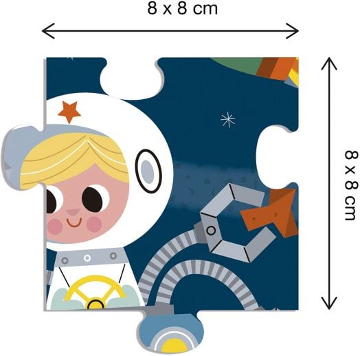 Детски пъзел Apli Kids - Космос, 24 части