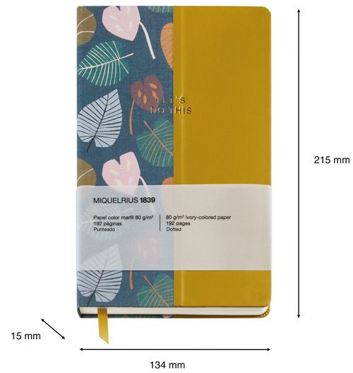 Тефтер Miquelrius Autumn Leaves Green-Ochre