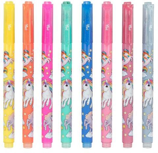 Комплект флумастери Top Model Ylvi в металически цветове, 8 бр.