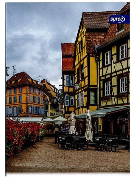 Тетрадка Spree Basic А5, 40 бели листа - нелинирани