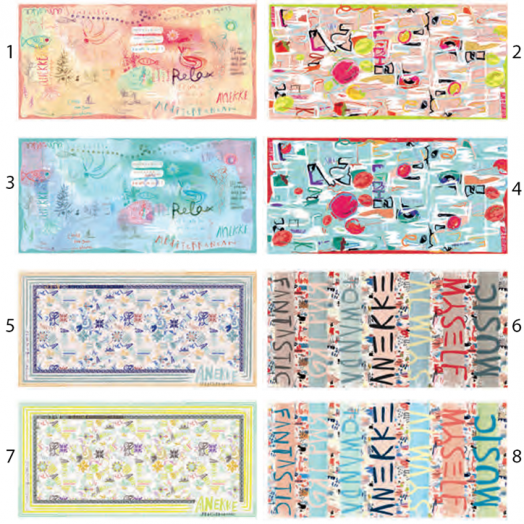 Дамски шал Anekke, 186 x 90 см.