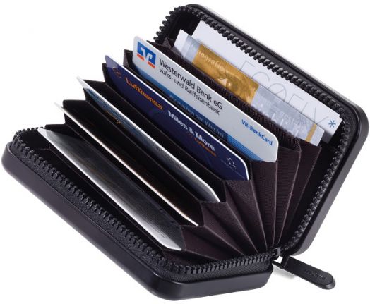 Калъф за кредитни карти с RFID защита Troika - Kartenkoffer, черен