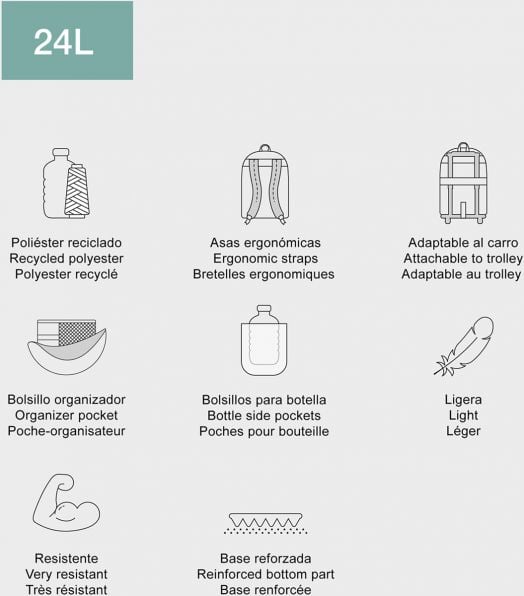 Раница Miquelrius Wake Up с едно отделение, 24 л.