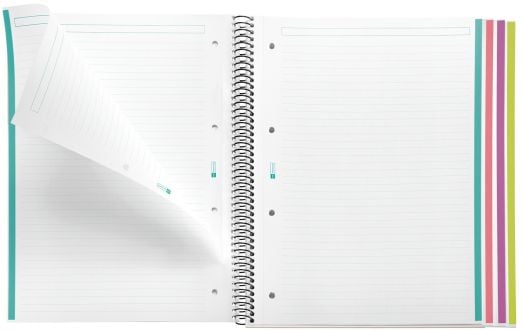 Тетрадка Miquelrius Aurora Iceland А4 със спирала, 120 листа на широки редове