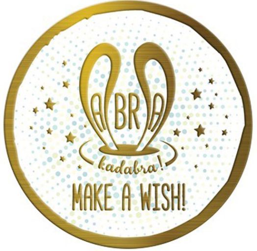 Табелка-картичка - Abra Kadabra! Make a Wish!