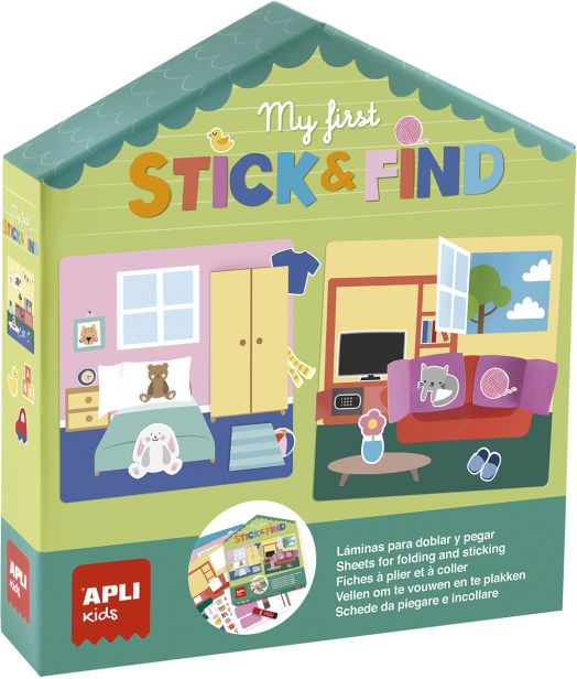 Първи творчески комплект с отварящи се капачета Apli Kids