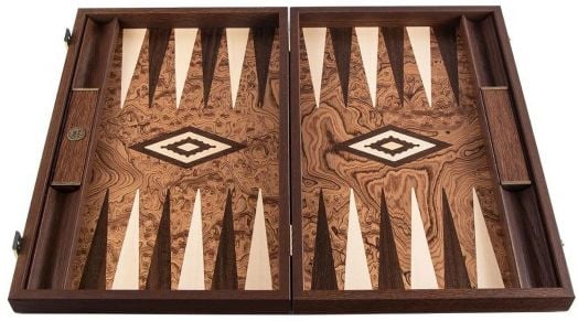 Табла Manopoulos с отделения - орех, 48 х 30 см.