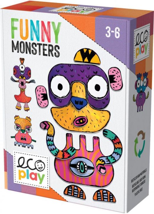 Образователна игра Headu Ecoplay - Създайте забавни чудовища