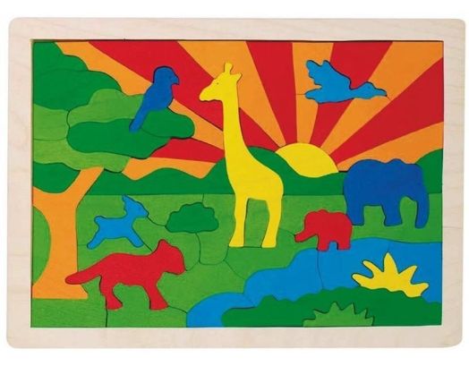 Детски пъзел Goki, джунгла