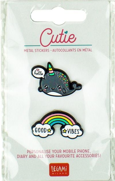 Метални стикери Legami - Good Vibes, 2 бр.