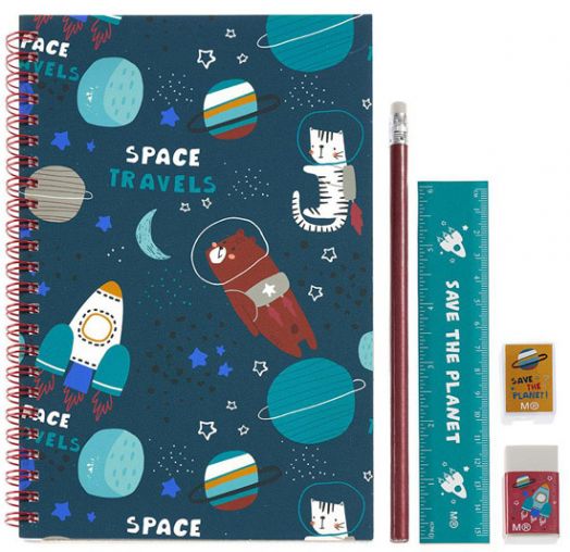 Тефтер с принадлежности Miquelrius Space Travel