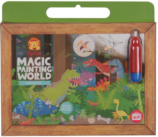 Комплект за рисуване с вода Tiger Tribe - Динозаври