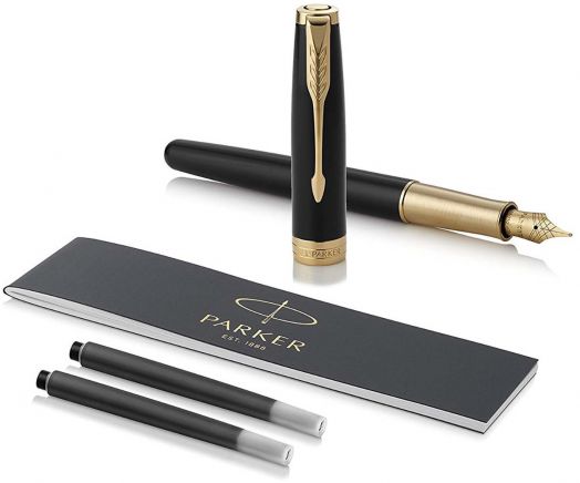 Писалка Parker Royal Sonnet Black Lacquer GT