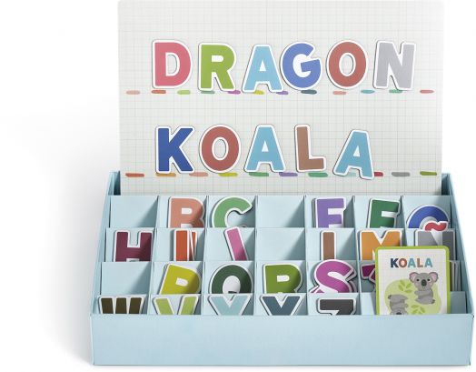 Детска магнитна игра Apli Kids - Азбука на английски и испански език