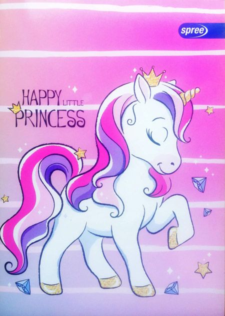 Тетрадка Spree Basic А5, 20 листа - тесни и широки редове