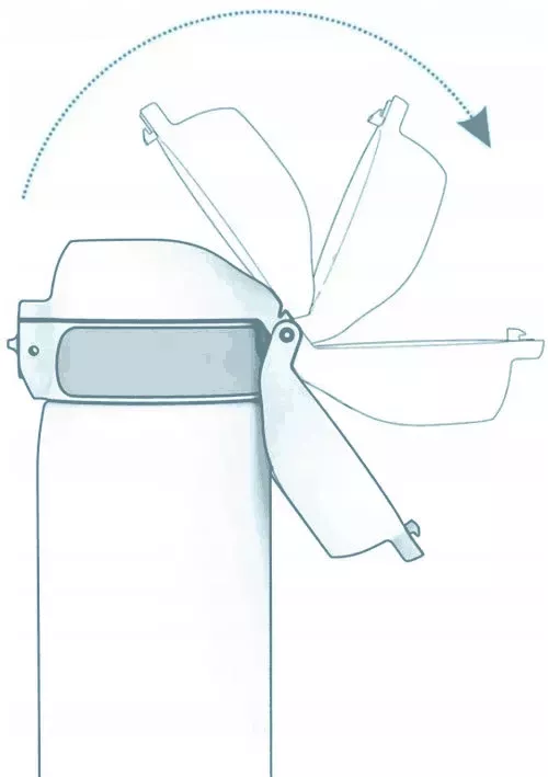 Бутилка за вода Ion8 - Еднорози, 350 мл.