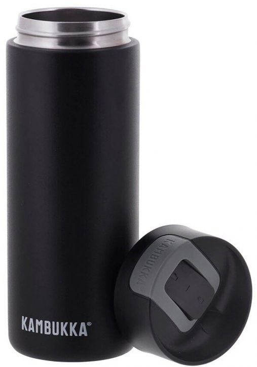 Стоманена термочаша Kambukka Olympus Black, 0.500 л.