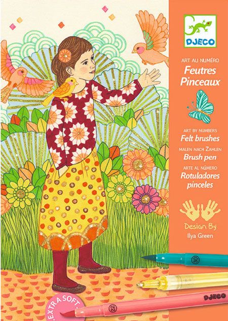 Комплект за рисуване Djeco - Spellbound