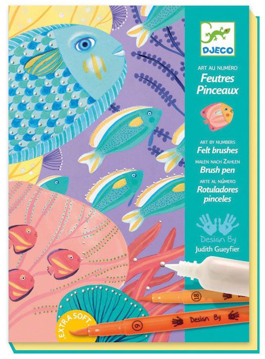 Комплект за рисуване Djeco - В морето