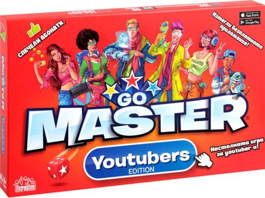 Настолна игра Felix Toys - Go Master Youtubers Edition