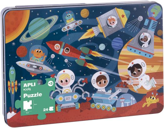 Детски пъзел Apli Kids - Космос, 24 части