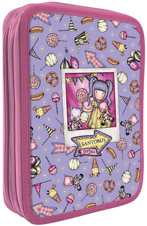 Ученически несесер Gorjuss First Prize с две отделения, пълен