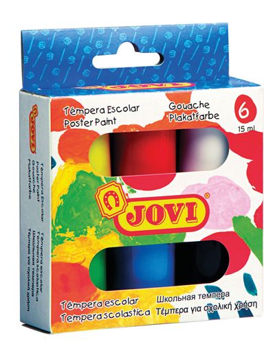 Темперни бои Jovi - 6 цвята