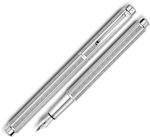Писалка Caran d'Ache Ecridor Silver Chevron