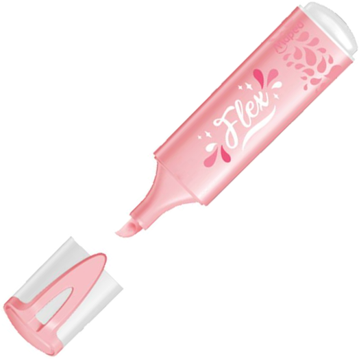 Текстмаркер Maped Fluo Peps Flex Pastel, розов