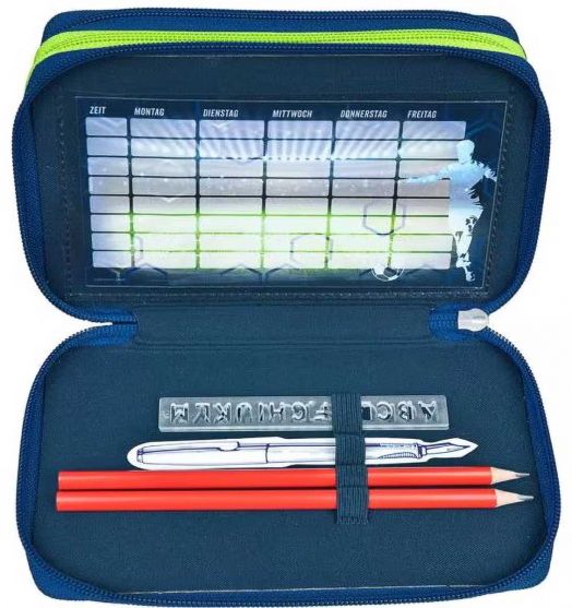 Ученически несесер Undercover Team Player с три отделения, пълен