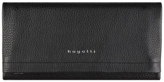 Дамски кожен портфейл Bugatti Lady Top RFID, черен