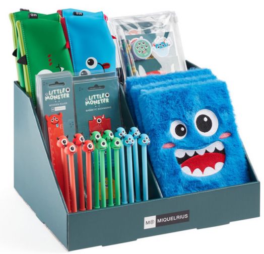 Магнитни книгоразделители Miquelrius Little Monster, 3 бр.