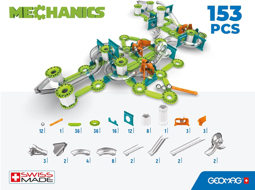 Магнитен конструктор Geomag - Mechanics Gravity, 153 части