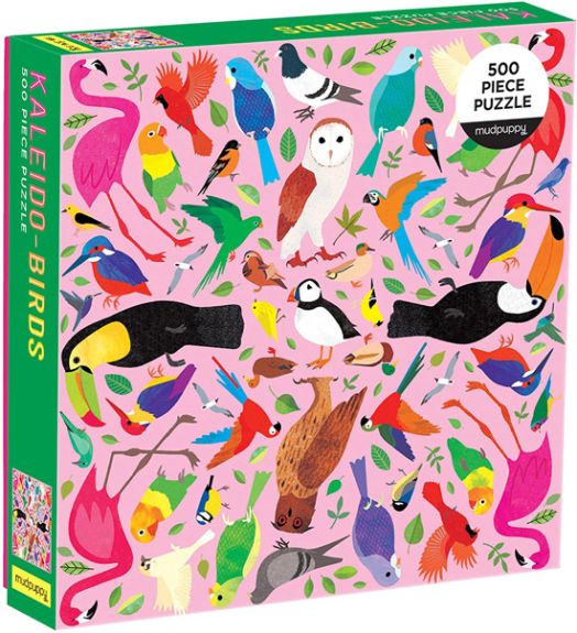 Пъзел Mudpuppy - Птици, 500 части