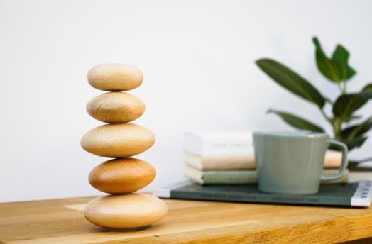 Дървени камъни Calm Club Balance