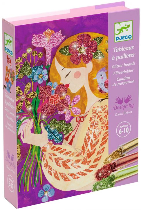 Комплект за рисуване Djeco - Ароматът на цветята