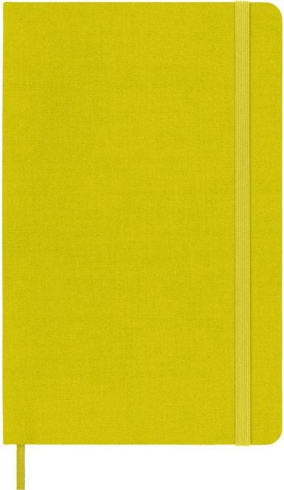 Класически жълт тефтер Moleskine Classic Hay Yellow с твърди корици и линирани страници