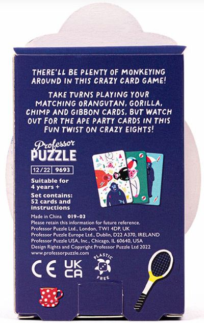 Игра Professor Puzzle: Crazy Apes