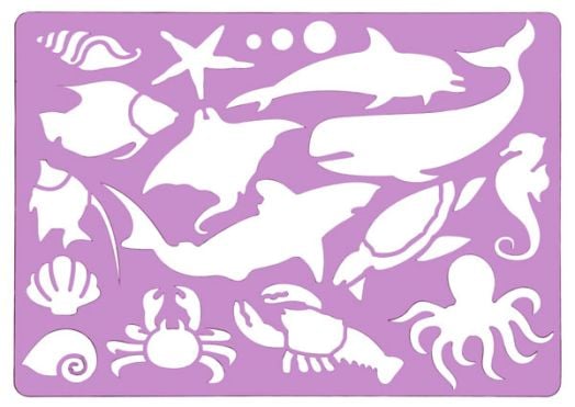 Шаблон за рисуване Koh-I-Noor Ocean