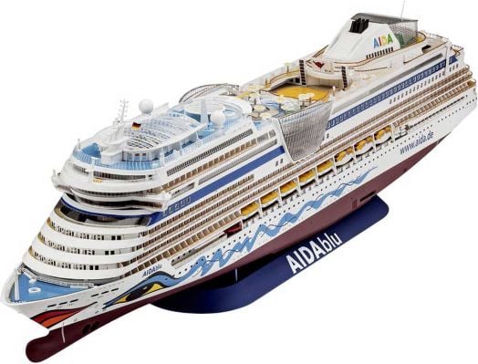 Сглобяем модел Revell - Круизен кораб AIDA 63.4 см. (blu, sol, mar, stella)