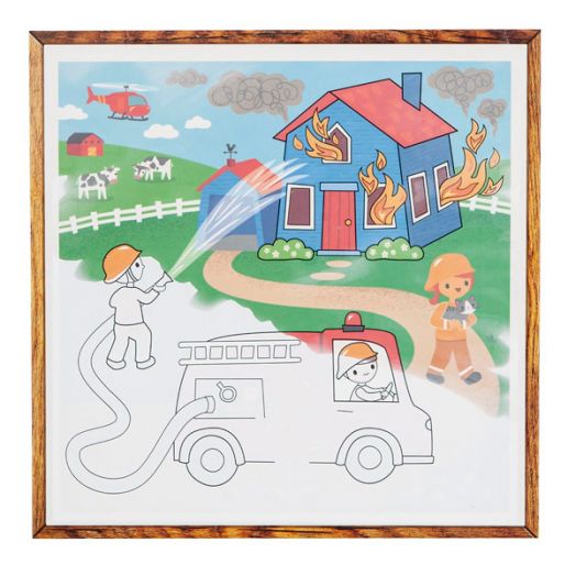 Комплект за рисуване с вода Tiger Tribe - Неща, които вървят