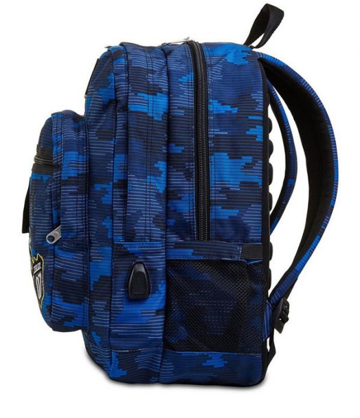 Ученическа раница Seven Freethink Boy Frost Gray с две отделения и USB порт