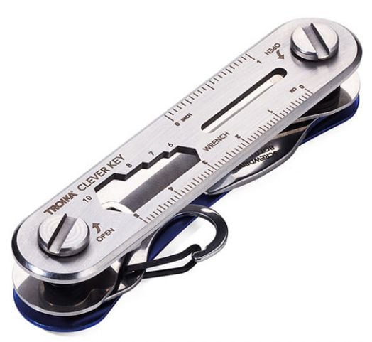 Ключодържател Troika Clever Key, син