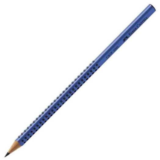 Графитен молив Faber-Castell Grip-2001 - HB, син