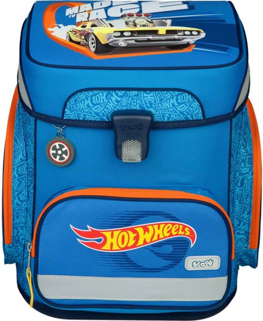 Комплект ученическа раница Hot Wheels, ергономик, модел 2023
