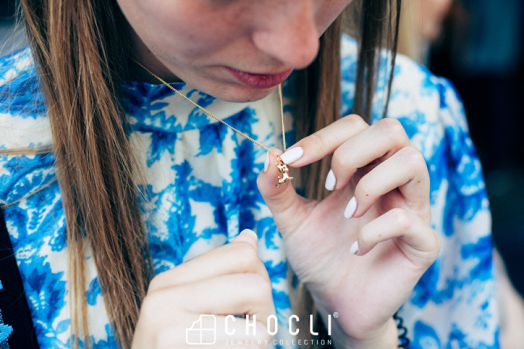 Колие с медальон Chocli - Fallow Deer