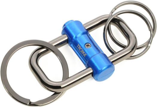 Ключодържател Troika 2-Way Key, син