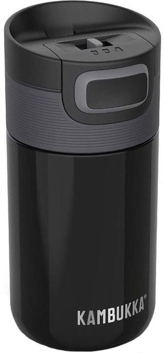 Стоманена термочаша Kambukka Etna, 0.300 л., катранено черна
