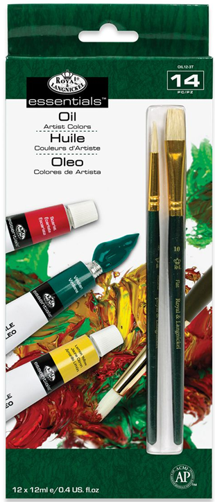 Маслени бои Royal & Langnickel, 12 цвята